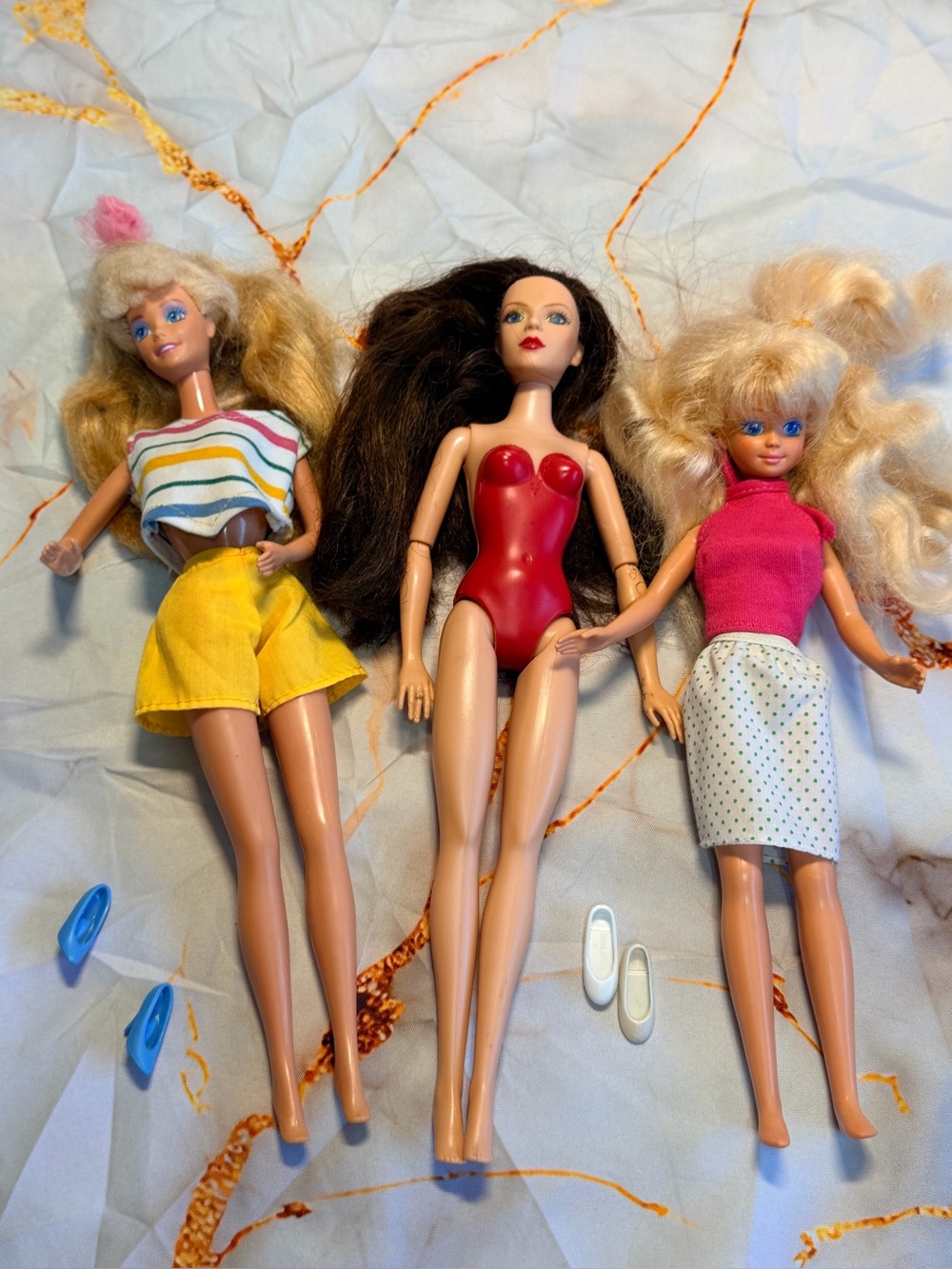 Lot of 3 Barbie’s vintage Skipper